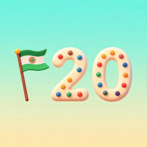 Ilustración que demuestra el sistema de numeración azteca base 20 con puntos y un símbolo de bandera.