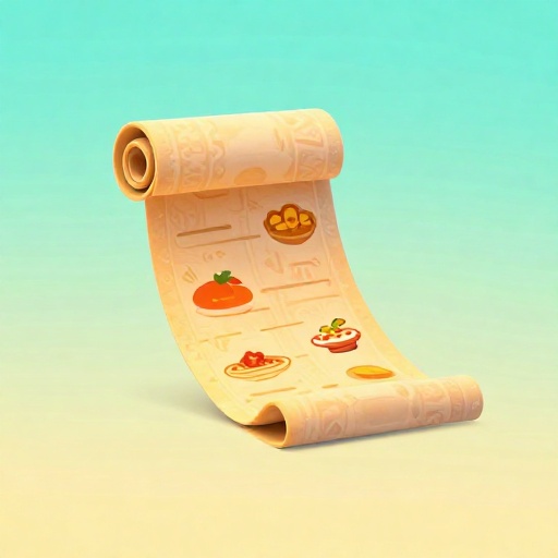 Ilustración de un códice azteca de papel de corteza doblado.