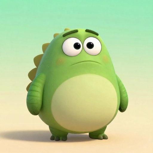 Un insecto Wētā Gigante preñada con cara de sorpresa.