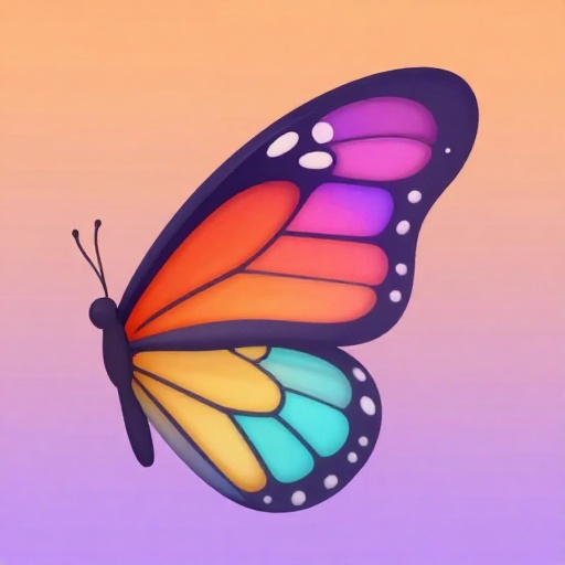 Una mariposa viendo patrones UV ocultos en una flor.