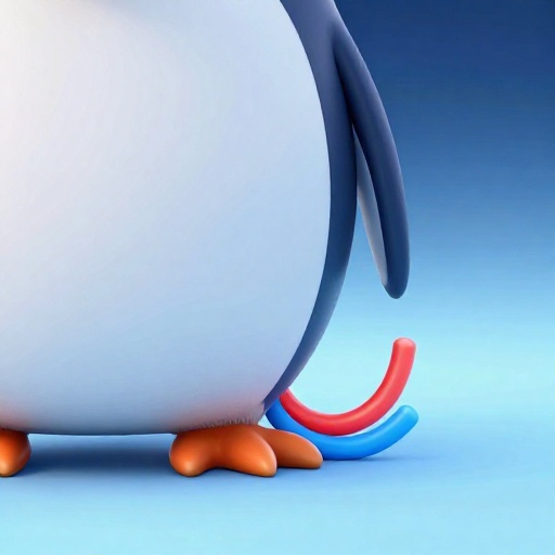 Un diagrama de dibujos animados que muestra el sistema de intercambio de calor en la pata de un pingüino.