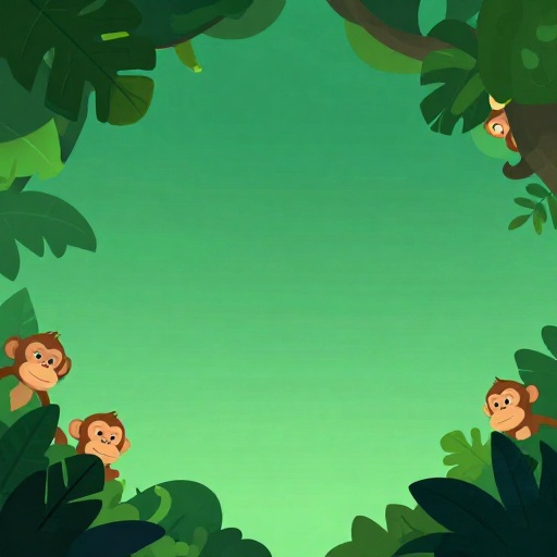 Ilustración de la gruesa y frondosa capa del dosel de la selva tropical bloqueando el sol.