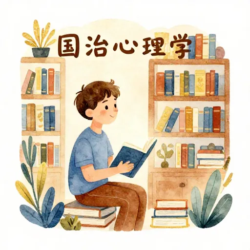 A young Carl Rogers in a library.