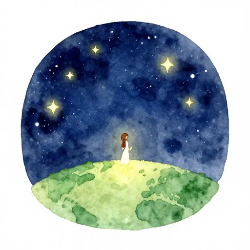 The sky goddess Nut arched over the earth like a bridge of stars.