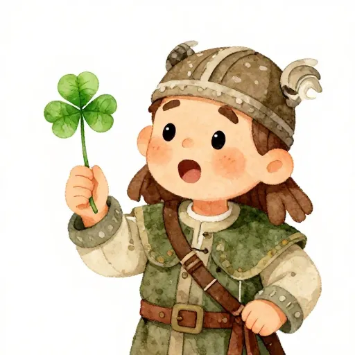 Une personne qui semble avoir de la chance.