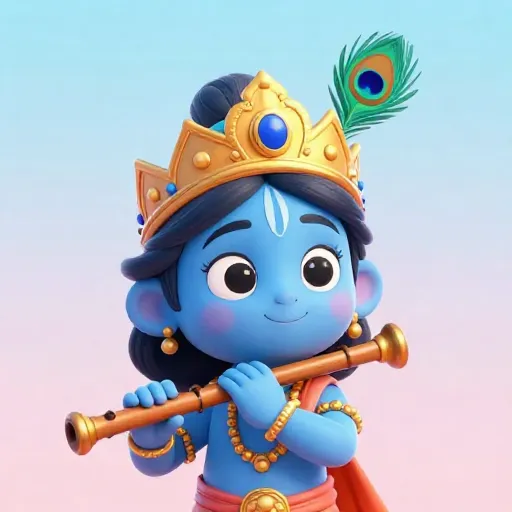 Krishna, in the Bhagavad Gita