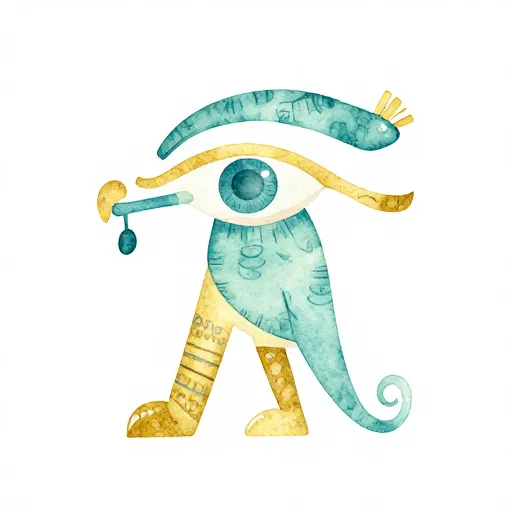 The mathematical parts of the Eye of Horus
