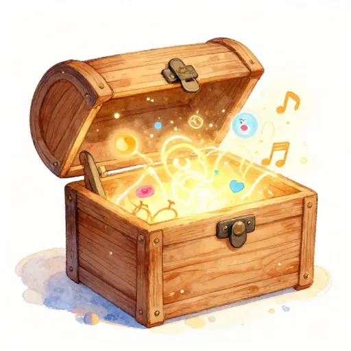 A glowing magic box representing a person's inner self