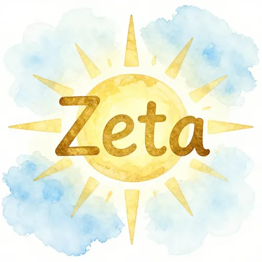 The concept of light and the sky represented through glowing letters.