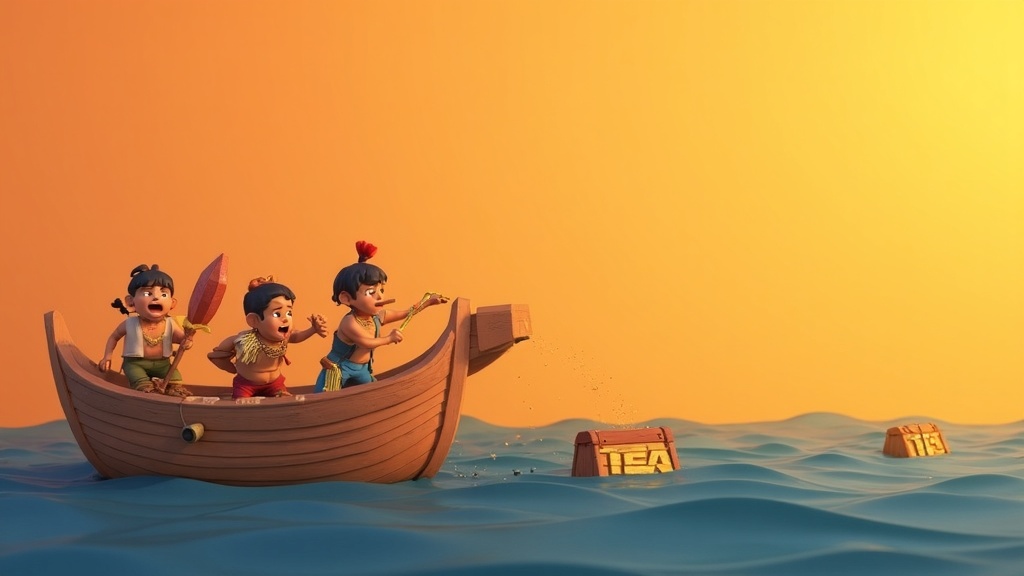 Plus de Taxes Injustes ! L&#39;Incroyable Histoire de la Fête du Thé de Boston pour les Enfants !