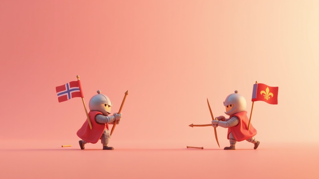 बच्चों के लिए महाकाव्य सौ साल का युद्ध: दो राज्य, एक ताज!