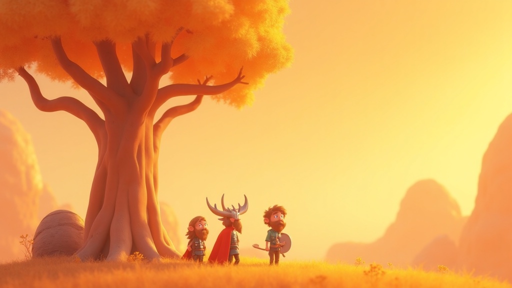 बच्चों के लिए नॉर्डिक पौराणिक कथाओं में महाकाव्य रोमांच: देवता, दैत्य, और एक विश्व वृक्ष!