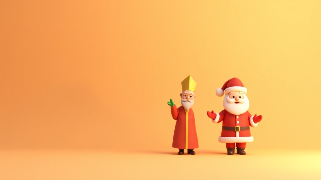 La Asombrosa Historia de Santa Claus: ¡De Monje Real a Ícono Alegre!