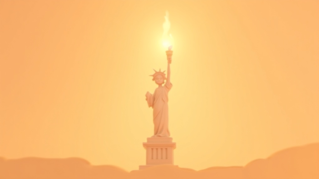 लेडी लिबर्टी: दुनिया का स्वागत करने वाली विशाल हरी मूर्ति!