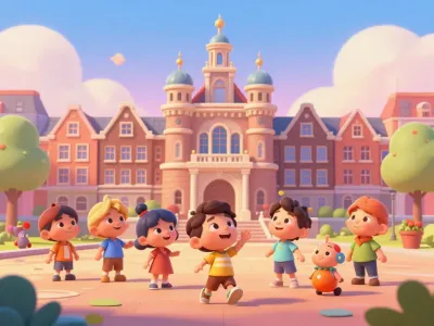 Amsterdam skyline illustration