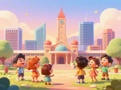 Brisbane skyline illustration