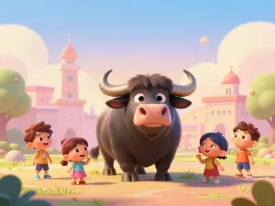 Buffalo skyline illustration