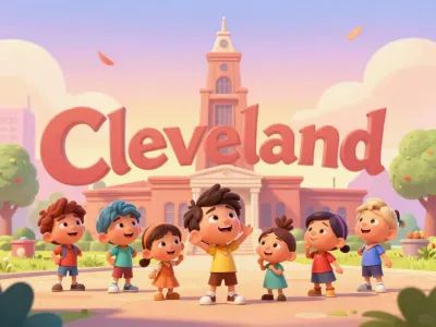 Cleveland skyline illustration