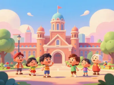 Indianapolis skyline illustration