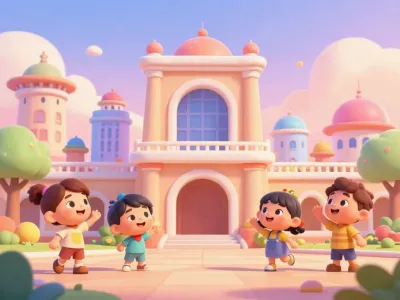 Jakarta skyline illustration