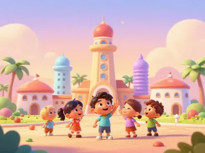 Lagos skyline illustration