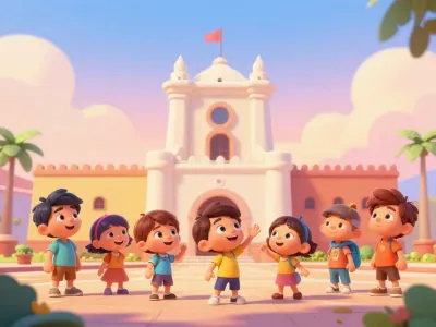 Lima skyline illustration