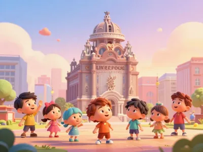 Liverpool skyline illustration