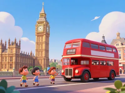 London skyline illustration