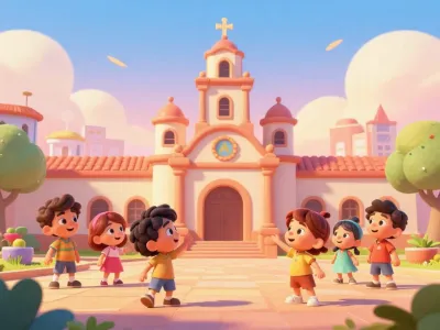 Medellin skyline illustration