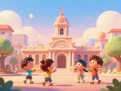 Montevideo skyline illustration