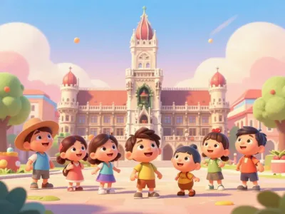 Munich skyline illustration