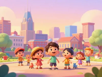 Nashville skyline illustration