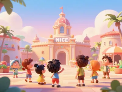 Nice skyline illustration