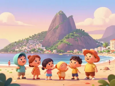 Rio de Janeiro skyline illustration