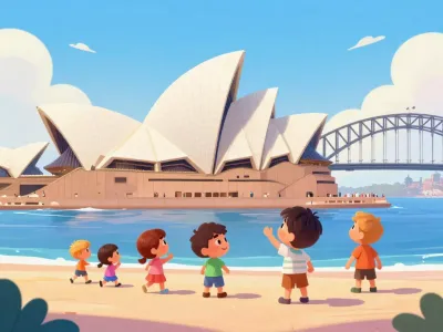 Sydney skyline illustration