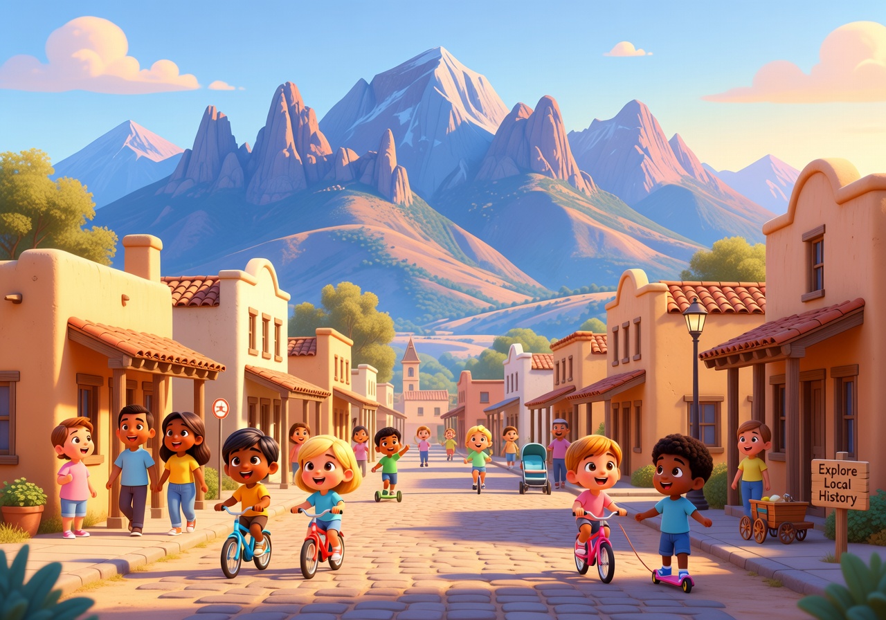 Trinidad skyline illustration