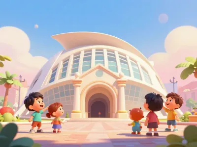 Valencia skyline illustration