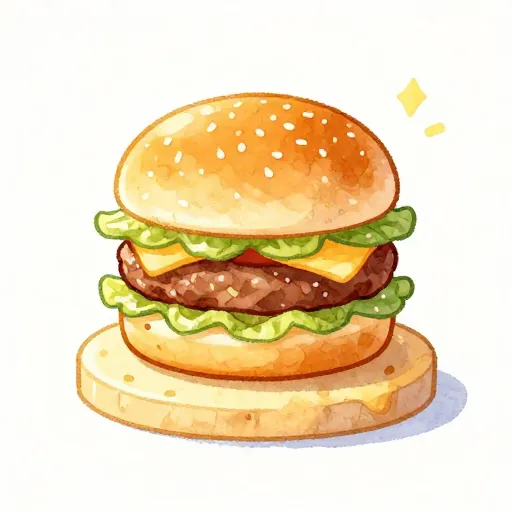 Una hamburguesa dorada que representa el Índice Big Mac.