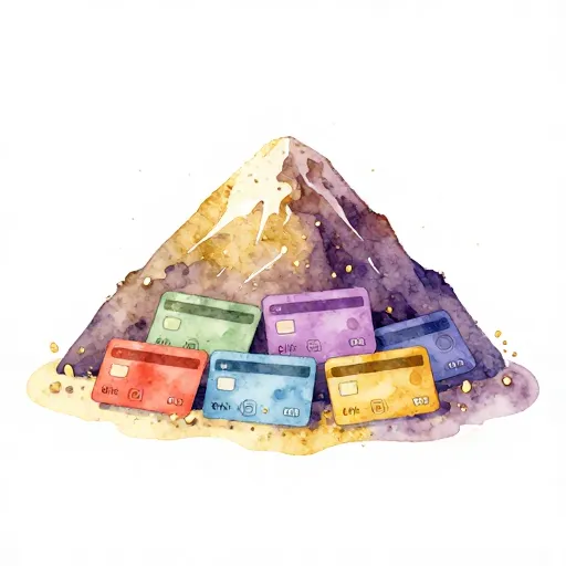 Un montón de tarjetas de regalo olvidadas