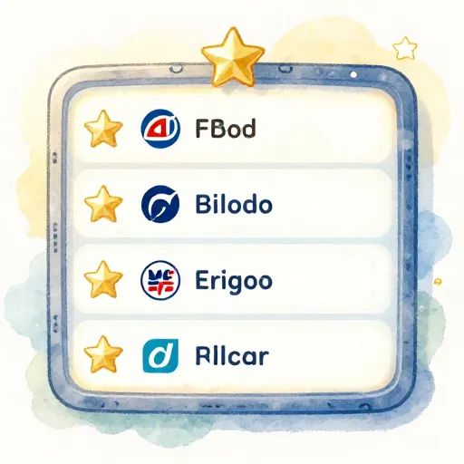 Una tabla de clasificación dorada para empresas