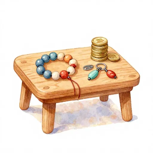 Un desglose visual de costos y ganancias para un pequeño negocio de manualidades