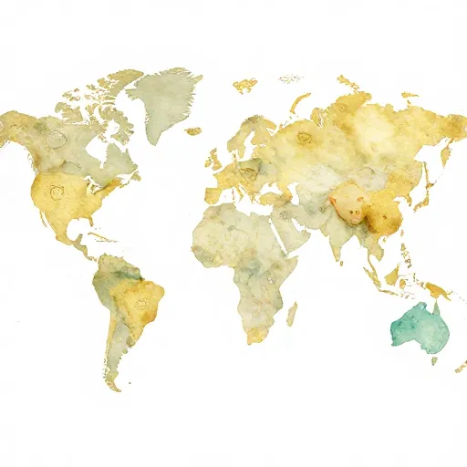Mapa que muestra el uso generalizado de la paga infantil.