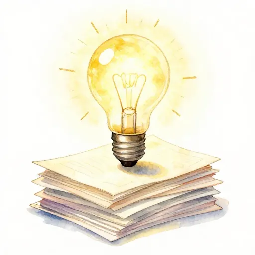 Una bombilla que significa una idea brillante o un invento