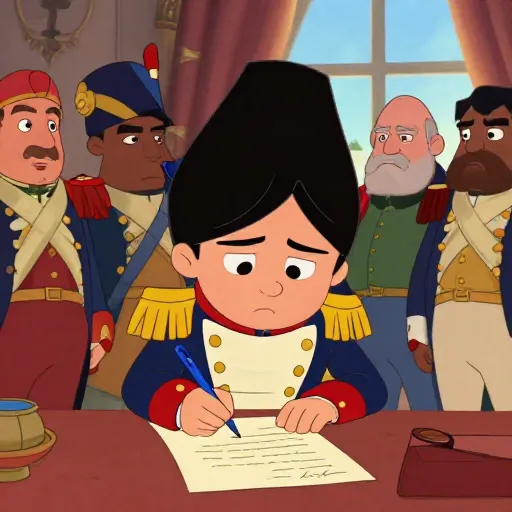 Napoleon Bonaparte Abandons His Crown