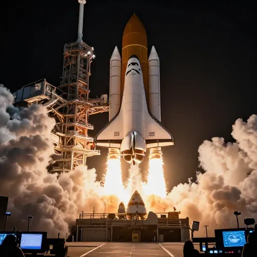 The Space Shuttle Takes Its First Flight!