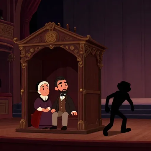 President Lincoln Shot at the Theatre