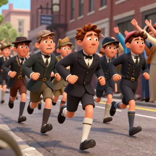 The Very First Boston Marathon!