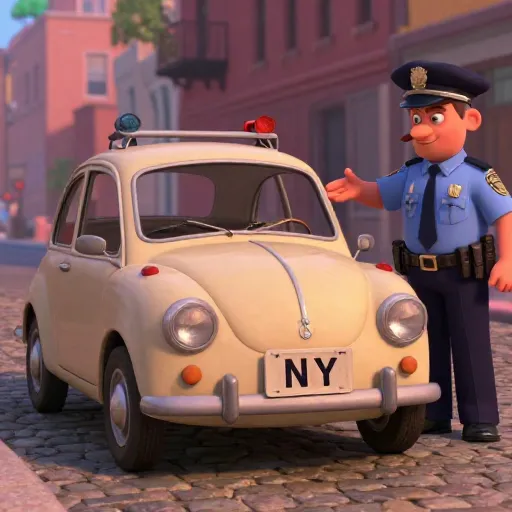 New York Puts 'License Plates' on Cars!