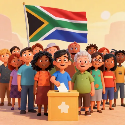 South Africa Votes Freely for the First Time