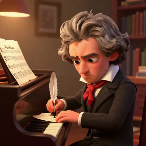 Beethoven Composes 'Für Elise'